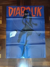 ristampa primo poster di DIABOLIK allegato a LA MORTE SULLA COLLINA a. X n. 20
