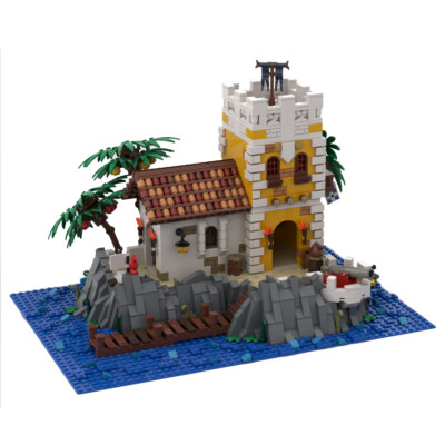 ZITIANYOUBUILD Defence Island für Pirates Series 1895 teile Spielzeug