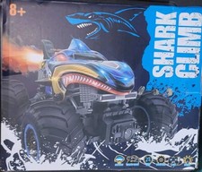 Remote Contro RC Green Shark Monster Truck Toy Water Spray Lights Sound Car