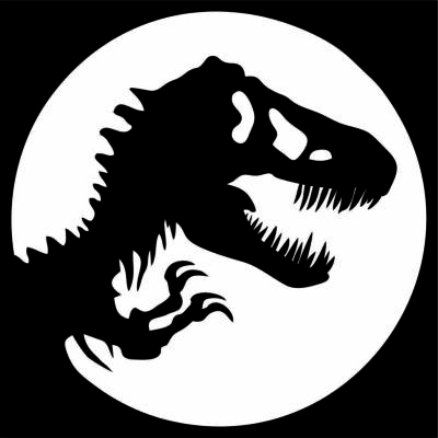 Jurassic World Decal / Sticker - Choose Color & Size - Dinosaur Park-