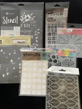 LOT 7 STENCILS Prima Marketing Tim Holtz TWC Hero Arts AB Studio
