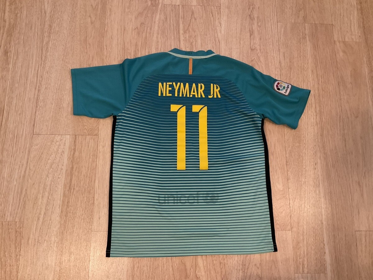 FC Barcelona Jersey #11 NEYMAR JR Barcelona 2016-17 Third kit Blue