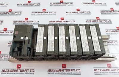Siemens Simatic S7 1P 6ES7 307-1BA00-0AA0 Power Supply Rack W/ Modules 24VDC