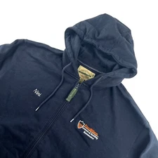 NEW Princeton University Men's Employee Cotton Full-Zip Hoodie Blue • XL