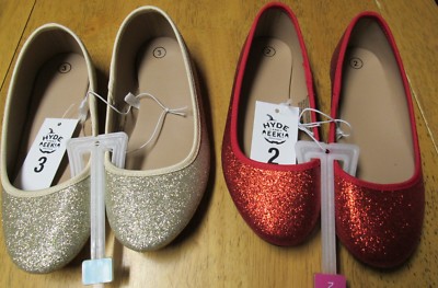NWT TARGET RED Sparkle Dorothy Sz OR GOLD Sparkle Ballet sz