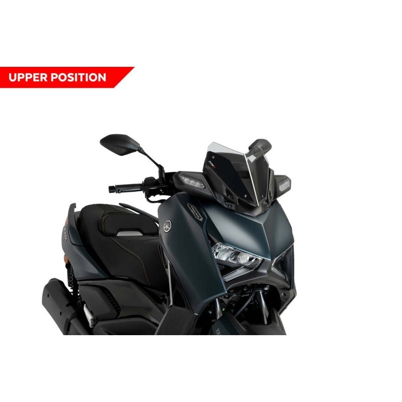 PUIG CUPOLINO V-TECH LINE SPORT PER YAMAHA X-MAX 125 23-24 FUME SCURO