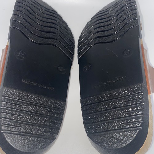 Aerosoft Tan Cross Straps Kumo Thong Flip Flops Sandals Women's Size 7 US 37 EUR | eBay