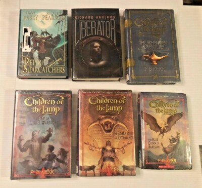 Fantasy Novels Bundle of 6 Hardcover w/ DJ  Library Books Used Very Good, 