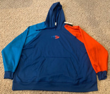 Nike Therma-Fit Training Hoodie Blue/Orange Womens Size 3X Loose Fit