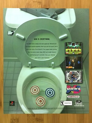 Point Blank 3 PS1 Playstation 1 2001 Vintage Print Ad/Poster Official Promo Art