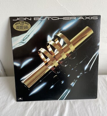 JON BUTCHER AXIS Self-Titled Vinyl 1983 Polydor Stamped Promotional