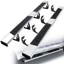 Running Board For 19-26 Chevy Silverado 1500 Double Cab Chrome Side Step Bar Running Board For 19-26 Chevy Silverado 1500 Double Cab Chrome Side Step Bar