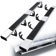 Running Board For 19-26 Chevy Silverado 1500 Double Cab Chrome Side Step Bar