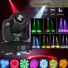 120W LED Beam Moving Head Light 8 Gobo RGBW DJ Disco Party Strobe Stage Lighting