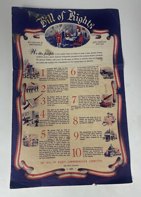 Bill Of Rights Druckbroschüre