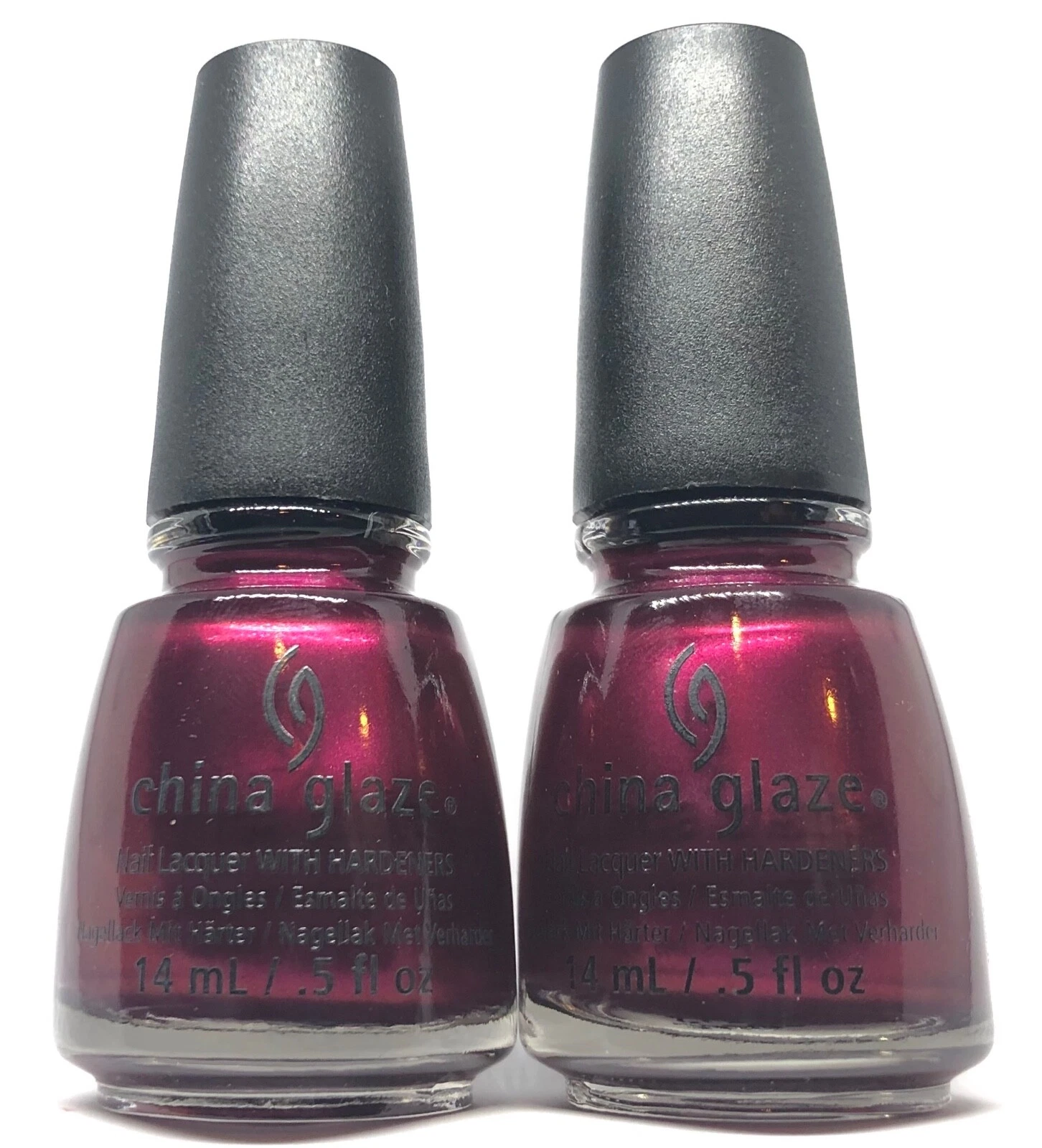china glaze nail polish Don't Make Me Wine 1233 Deep Red Velvet Shimmer Lacquer