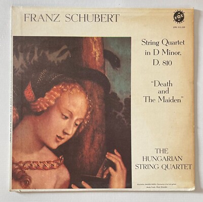 FRANZ SCHUBERT String Quartet in D Minor Hungarian Death & The Maiden LP VG+/VG-
