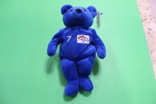 SALVINO'S Bammers JOHN ELWAY 7 Teddy BEAR Football PLUSH Denver Bronos NFL 1999