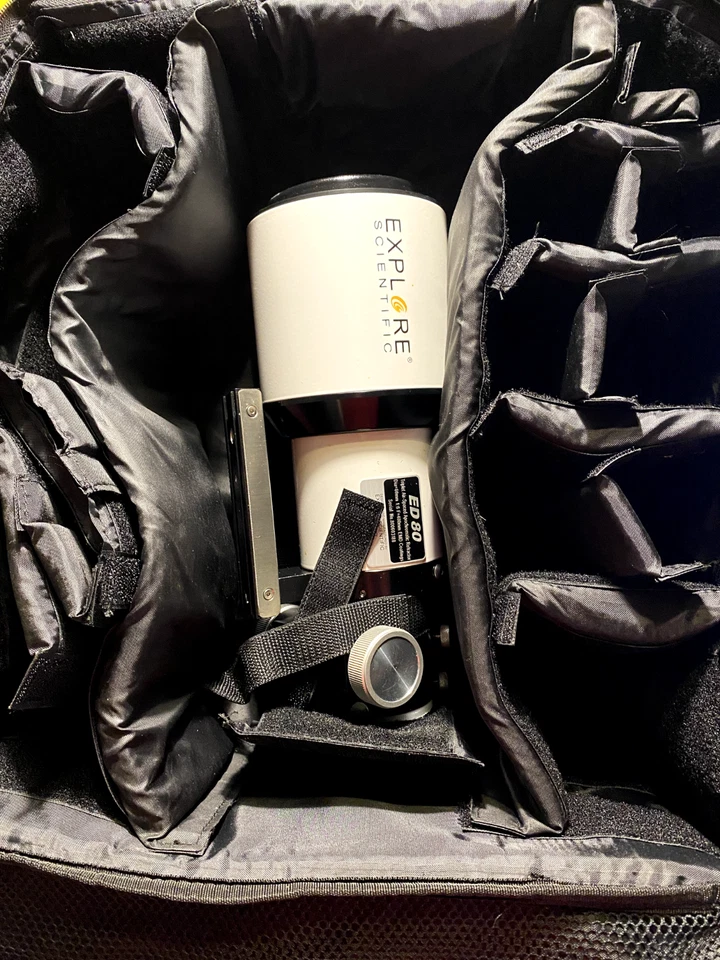 Explore Scientific ED80 Air-Spaced Apochromatic 80mm Triplet Refractor Telescope - Image 2 of 4