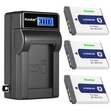 Wall Charger 3 battery for Sony BD1 DSC-G3 T2 T70 T75 T77 T90 T200 T300 T500