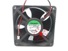 1 PCS SUNON Fan  KD1212PMS1-6A  DC 12V 6.8W 12038 12CM  2 WIRE