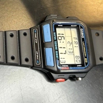 Casio SDB 500w Digital Quartz Watch *RARE* blue button version. | eBay