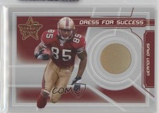 2006 Leaf Rookies & Stars Dress For Success Helmets /110 Vernon Davis #DS-18 e3t