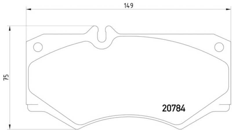 Mercedes-Benz SLR McLaren FRONT Brake pad P/N 355006061