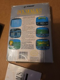 Jack Nicklaus' Championship Golf NES CIB Complete Box Manual 1989