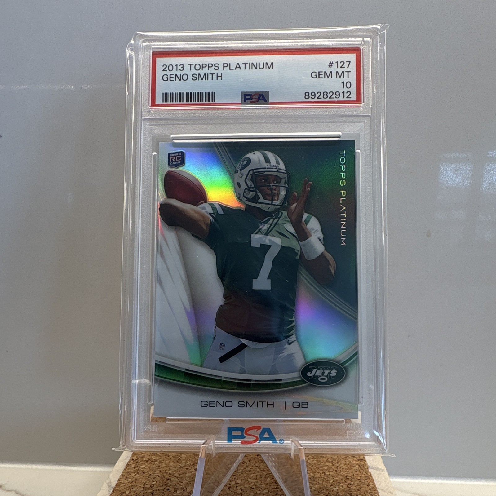 2013 Topps Platinum - Geno Smith #127 (RC) PSA 10