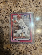 2024 Bowman - Prospects Dylan Crews #BP-23 Fuchsia Border /299 (RC)