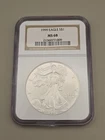 1999 American Silver Eagle NGC MS68 Brown Label
