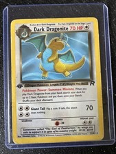 Dark Dragonite 1st Edition Team Rocket 22/82 Non-Holo Pokemon - MP Condition