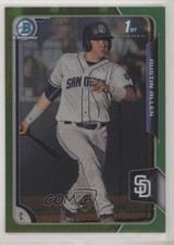2015 Bowman Draft Chrome Green Refractor 81/99 Austin Allen #123 sh7