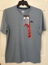 Quiksilver Men's Regular Fit Active Tee Size Medium Color Blue