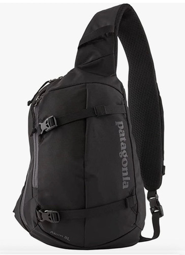 NEW Patagonia Atom 8L Black Sling Crossbody Bag - New With Tags Men and Women - Picture 1 of 5