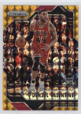 2016-17 Panini Prizm Mosaic Gold 9/10 Denzel Valentine #20 0u2s