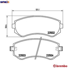 BRAKE PAD SET DISC BRAKE P 56 039 FOR NISSAN PATROL/GR/V/Pickup/IV/Wagon/Mk/II