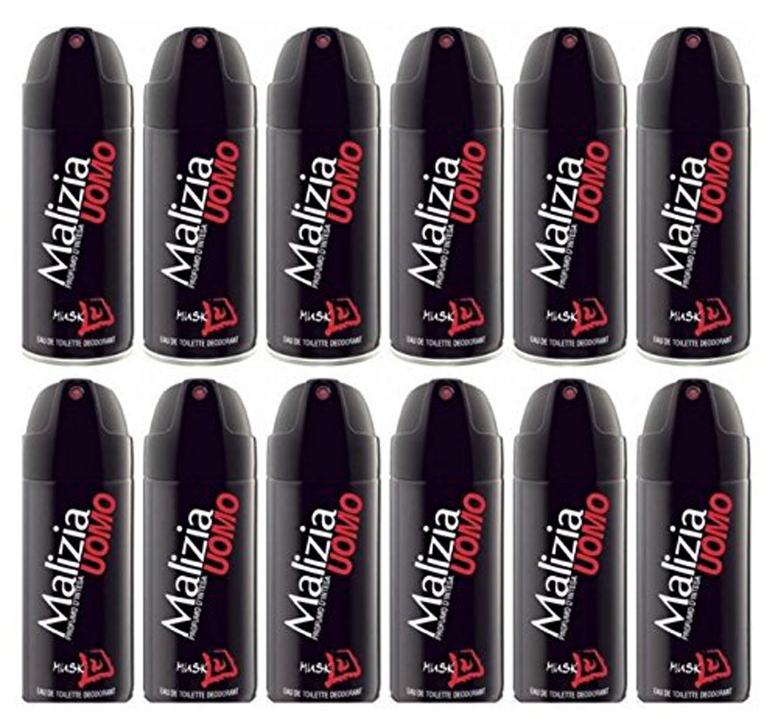 Deo Spray Pour Hommes Musk Déodorant Corps Contre la Transpiration Lot de 12