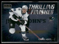 2019-20 O-Pee-Chee Platinum Tomas Hertl Thrilling Finishes #TF-15 Sharks