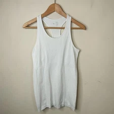 ZYIA Active Tank Top Size Small Womens White Racerback