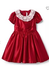 American Girl Janie And Jack Holly-Red Party Dress Size 6