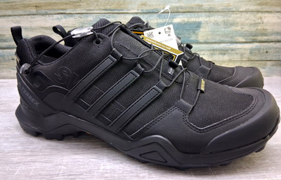 Adidas Terrex Swift R2 GTX Black Hiking Trail Shoes Men's Size 10 -NEW w/Tags