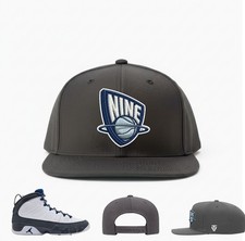 Charcoal Nine Snapback Hat For Flint Grey Jor...
