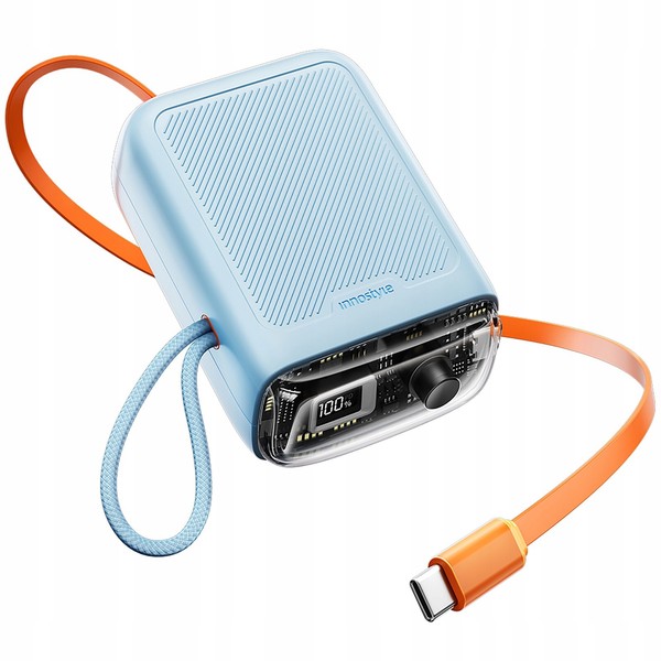 Innostyle Transimini Flexcharge Powerbank 10000 Mah 33W USB-C Kabel-image
