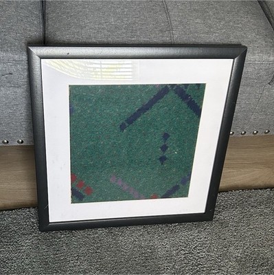 PDX carpet.  OG. Matted for display.   The Portland Airport Carpet.