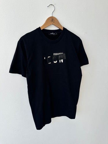 T-shirt nera Dsquared2 ICON taglia M - Foto 2 di 10
