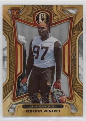 2022 Panini Gold Standard Rookies White 49/49 Perrion Winfrey #193 Rookie RC he0