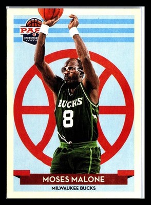 2012-13 Panini Past & Present - Moses Malone #121 Milwaukee Bucks