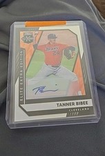 2021 Elite Extra Edition Tanner Bibee autograph auto CLEVELAND 